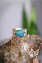PIXIE DUST RING // AUSTRALIAN OPAL + SILVER // SIZE 6