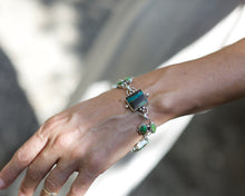 EVERGREEN BRACELET // BOA CANYON, SONORA GOLD TURQUOISE + SILVER