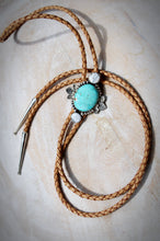 TURQUOISE + WHITE BUFFALO BOLO