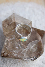 PIXIE DUST RING // AUSTRALIAN OPAL + SILVER // SIZE 7