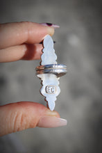 THE FAIRY RING // PIPE OPAL, PALOMINO VARISCITE, WHITE BUFFALO + SILVER // SIZE 6.5 //