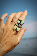 STAIRWAY TO HEAVEN RING // SONORA TURQUOISE + SILVER // SIZE 8