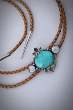 TURQUOISE + WHITE BUFFALO BOLO
