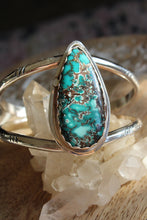 BOA CANYON TURQUOISE + SILVER CUFF