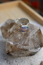PIXIE DUST RING // AUSTRALIAN OPAL + SILVER // SIZE 7