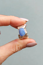 PIXIE DUST RING // AUSTRALIAN OPAL + SILVER // SIZE 7