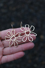 GOLD FLOWER EARRINGS