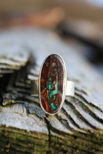 BERMUDA RING // BOULDER OPAL + SILVER // SIZE 9