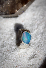 PIXIE DUST RING // AUSTRALIAN OPAL + SILVER // SIZE 6