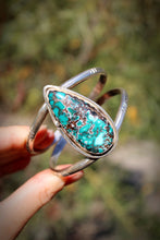 BOA CANYON TURQUOISE + SILVER CUFF