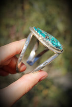 BOA CANYON TURQUOISE + SILVER CUFF
