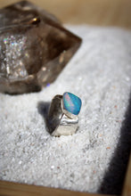 PIXIE DUST RING // AUSTRALIAN OPAL + SILVER // SIZE 6