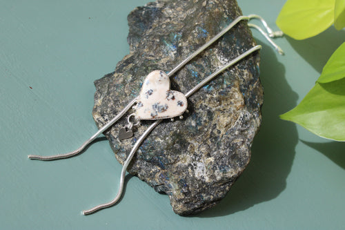 SWEETHEART BOLO // WHITE BUFFALO + SILVER