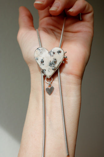 SWEETHEART BOLO // WHITE BUFFALO + SILVER