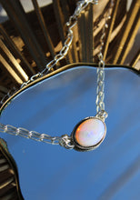 OPAL + SILVER NECKLACE