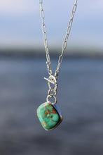 ROYSTON TURQUOISE + SILVER TOGGLE CLASP NECKLACE