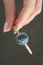 VARISCITE, SILVER + GOLD CUFF