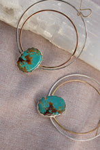 ROYSTON TURQUOISE + MIXED METAL HOOPS