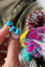 ALPINE BLUE TURQUOISE + SILVER EAR CUFF