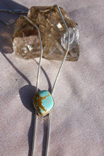 ROYSTON TURQUOISE +SILVER BOLO NECKLACE