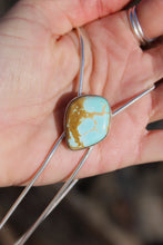 ROYSTON TURQUOISE +SILVER BOLO NECKLACE