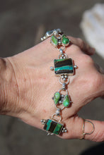 EVERGREEN BRACELET // BOA CANYON, SONORA GOLD TURQUOISE + SILVER