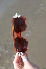 WHITE BUFFALO +  RED BROWN TORTOISE SUNGLASSES
