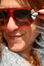 WHITE BUFFALO +  RED BROWN TORTOISE SUNGLASSES