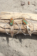ROYSTON TURQUOISE BIRDS OF A FEATHER HOOPS