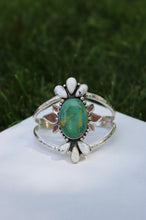 THE VENUS CUFF // TURQUOISE, WHITE BUFFALO + MIXED METAL