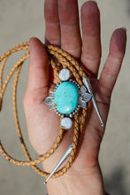 TURQUOISE + WHITE BUFFALO BOLO