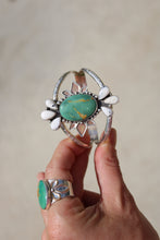 THE VENUS CUFF // TURQUOISE, WHITE BUFFALO + MIXED METAL