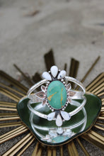 THE VENUS CUFF // TURQUOISE, WHITE BUFFALO + MIXED METAL