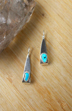 ELLA DROP EARRINGS // KINGMAN TURQUOISE + SILVER