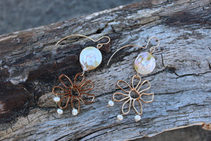 PEARL + FLORA EARRINGS