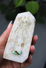 MINT GREEN + STERLING SILVER NECKLACE