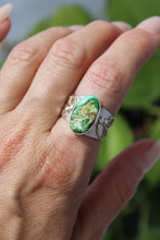 SONORA GOLD TURQUOISE + MIXED METAL RING // SIZE 8.5