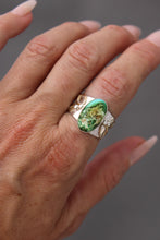 SONORA GOLD TURQUOISE + MIXED METAL RING // SIZE 8.5