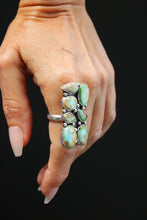 STAIRWAY TO HEAVEN RING // SONORA TURQUOISE + SILVER // SIZE 8