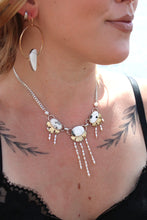 SANTORINI NECKLACE // WHITE BUFFALO, PEARL, SILVER + BRASS