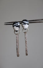 SAVANAH EARRINGS // WHITE BUFFALO + SILVER