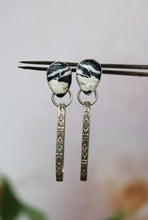 SAVANAH EARRINGS // WHITE BUFFALO + SILVER
