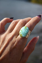 PALOMINO VARISCITE FLORA RING // SIZE 7.5