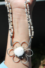 JONI NECKLACE // WHITE BUFFALO, PEARL + SILVER