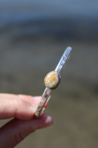 CARICO LAKE TURQUOISE + SILVER CUFF