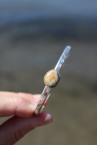 CARICO LAKE TURQUOISE + SILVER CUFF