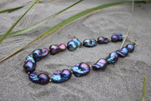 PURPLE BAROQUE PEARL NECKLACE