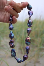 PURPLE BAROQUE PEARL NECKLACE