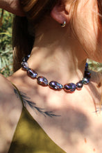 PURPLE BAROQUE PEARL NECKLACE