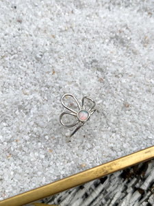 DAISY RING // OPAL + STERLING SILVER // SIZES 6.5 + 8.5